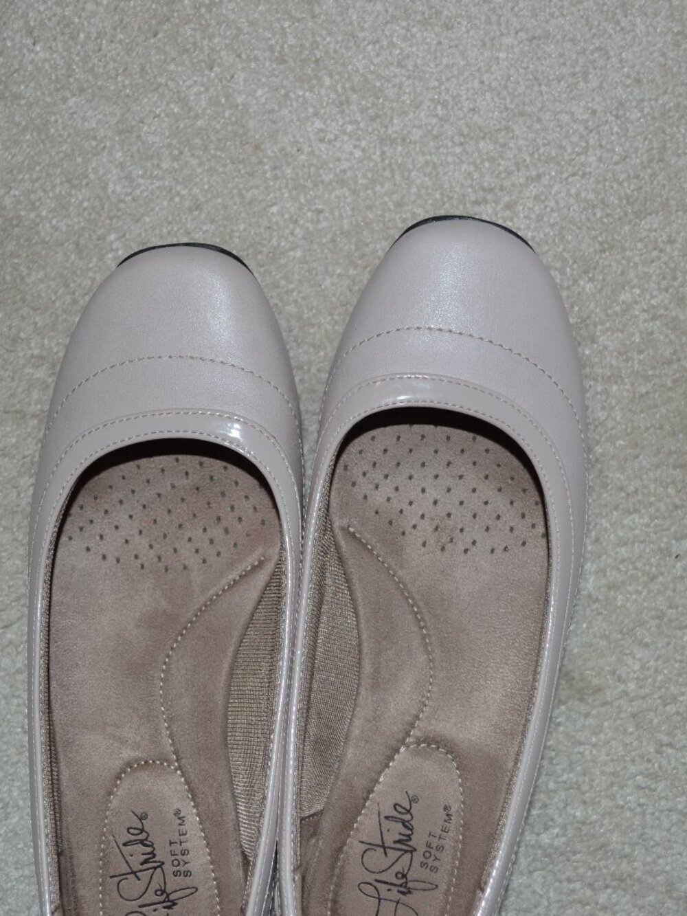 LifeStride Velocity 2.0 flats memory foam  leather ballet sz 7.5 shoes
